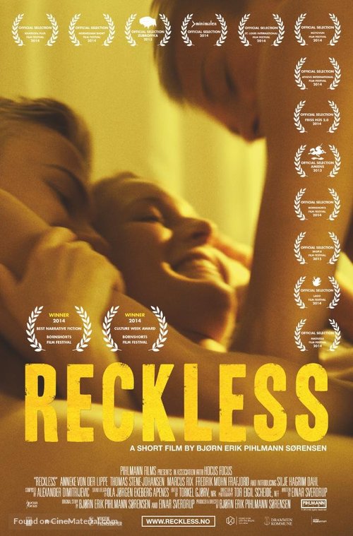 Reckless - Norwegian Movie Poster