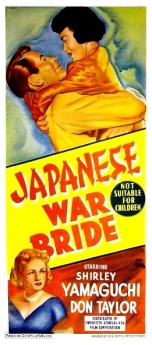 Japanese War Bride - Australian Movie Poster