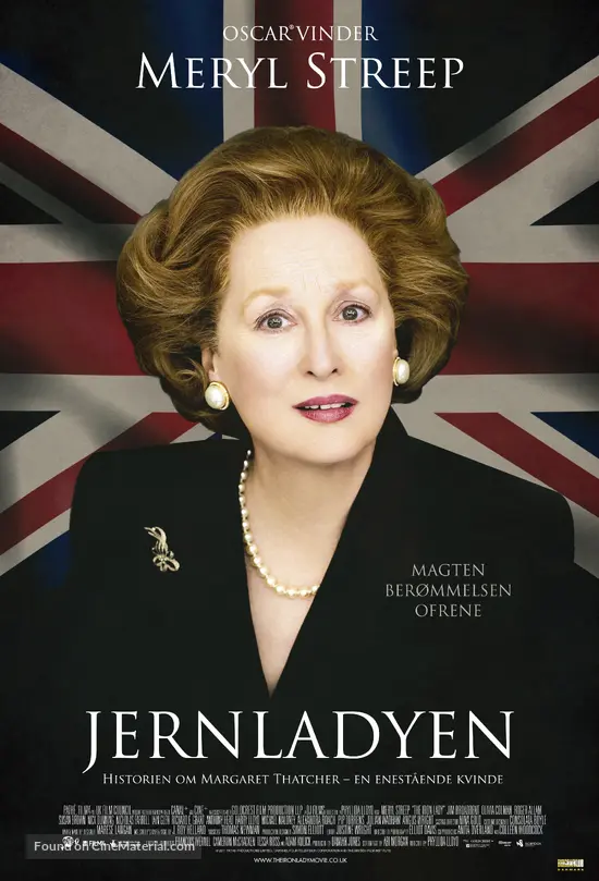 The Iron Lady - Danish Movie Poster