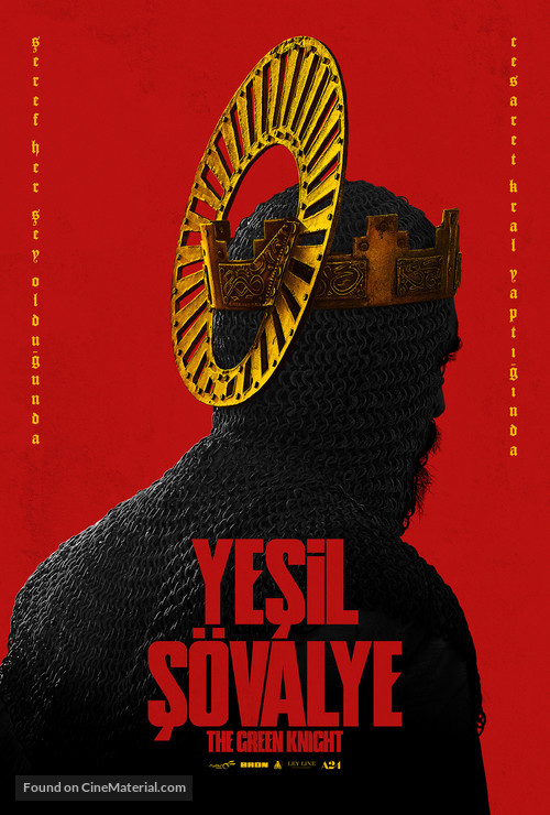 The Green Knight - Turkish Movie Poster