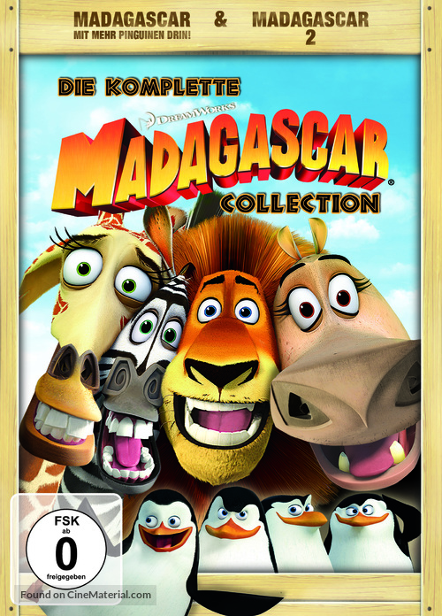 Madagascar: Escape 2 Africa - German DVD movie cover