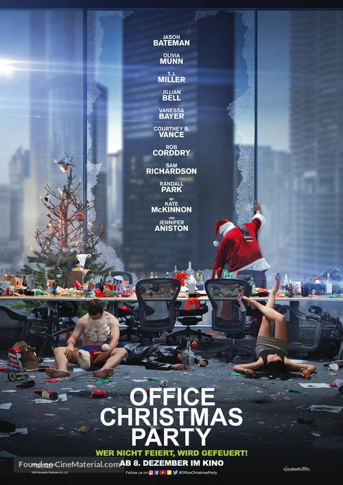 Office Christmas Party - German Movie Poster