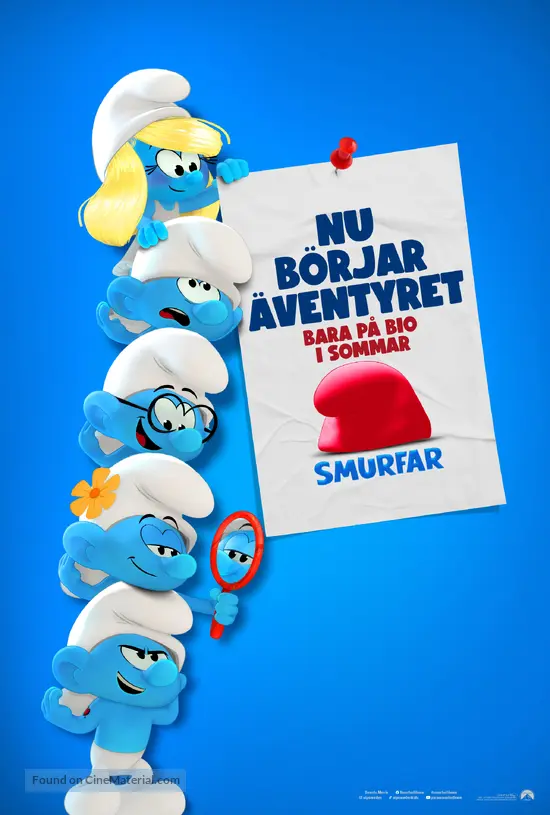 Smurfs - Swedish Movie Poster
