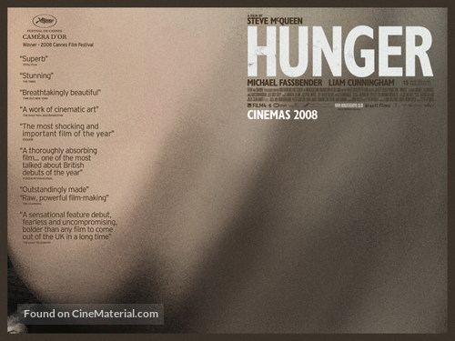 Hunger - British Movie Poster