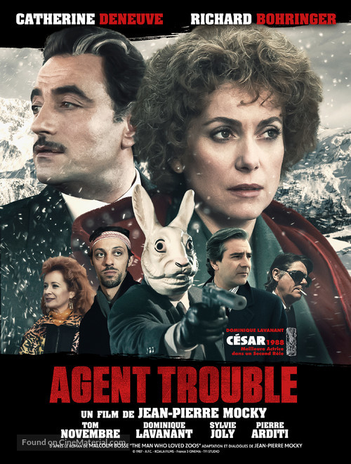 Agent trouble - French Movie Poster