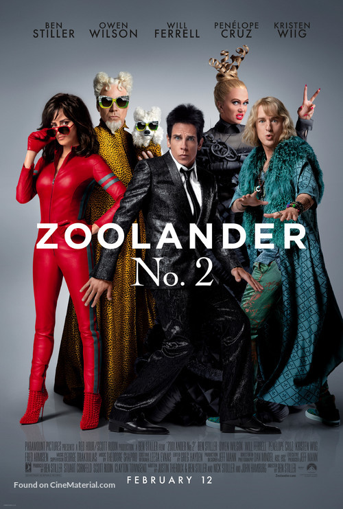 Zoolander 2 - Theatrical movie poster