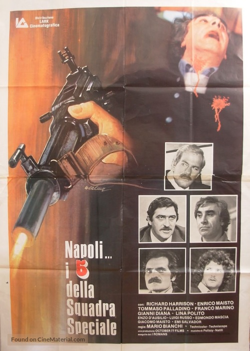 Napoli... i 5 della squadra speciale - Italian Movie Poster