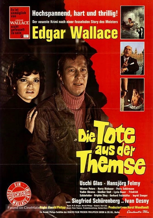 Die Tote aus der Themse - German Movie Poster