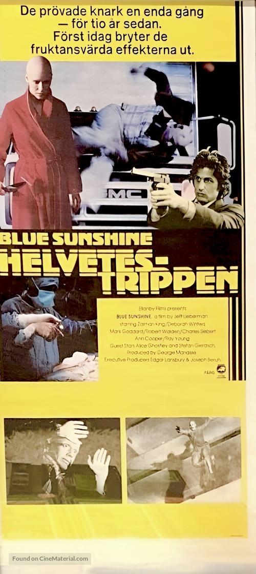 Blue Sunshine - Swedish Movie Poster