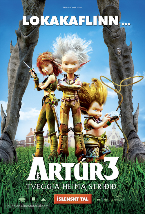 Arthur et la guerre des deux mondes - Icelandic Movie Poster