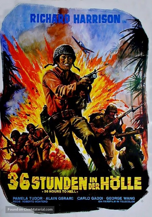36 ore all&#039;inferno - German Movie Poster
