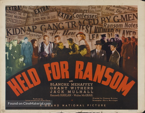 Held for Ransom - Movie Poster