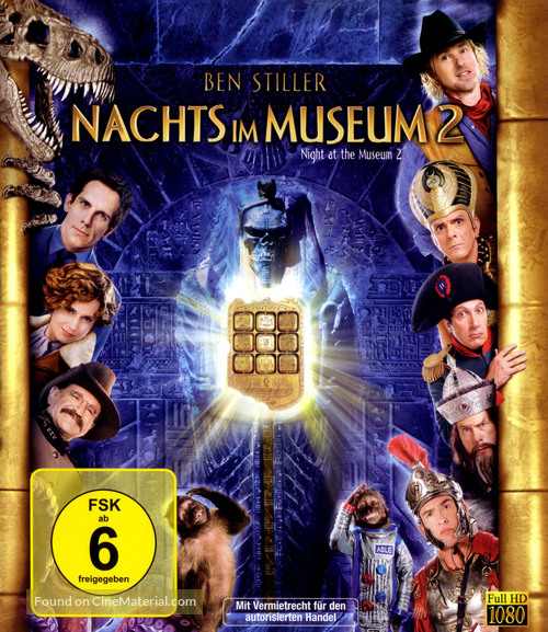 Night at the Museum: Battle of the Smithsonian - German Blu-Ray movie cover
