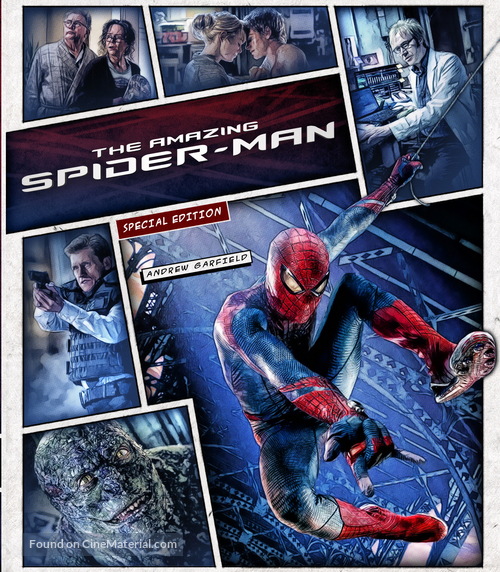 The Amazing Spider-Man - Blu-Ray movie cover