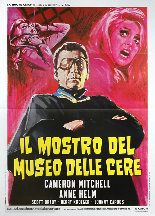 Nightmare in Wax - Italian Movie Poster