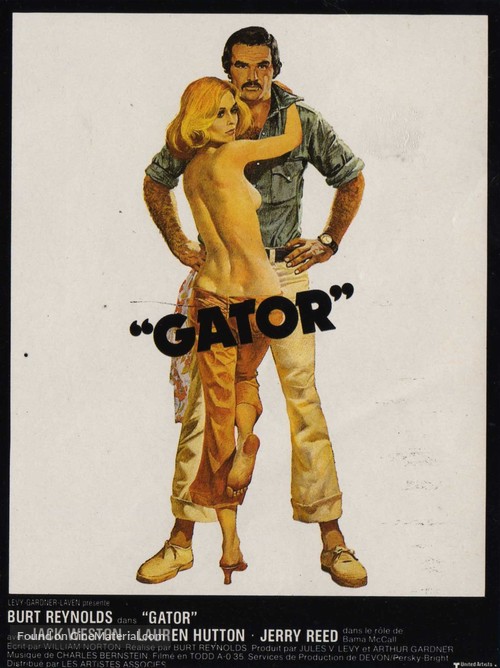 Gator - French Movie Poster