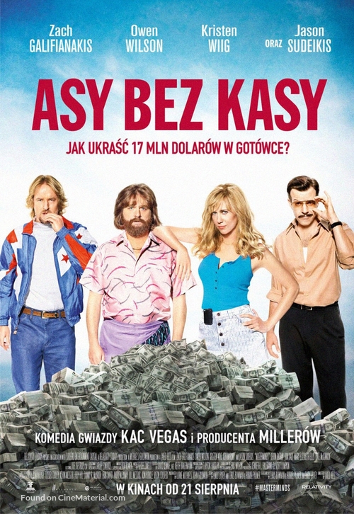 Masterminds - Polish Movie Poster