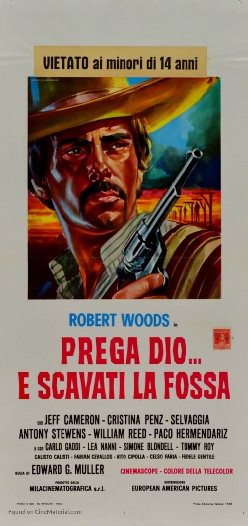 Prega Dio... e scavati la fossa! - Italian Movie Poster