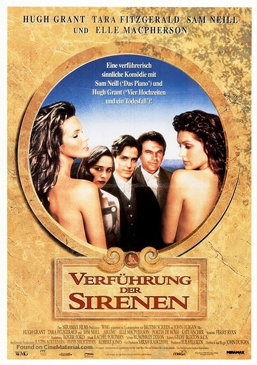 Sirens - German Movie Poster