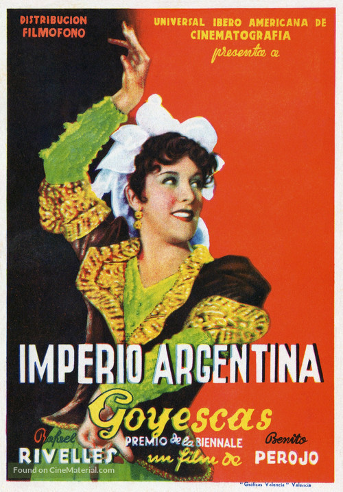 Goyescas - Spanish Movie Poster