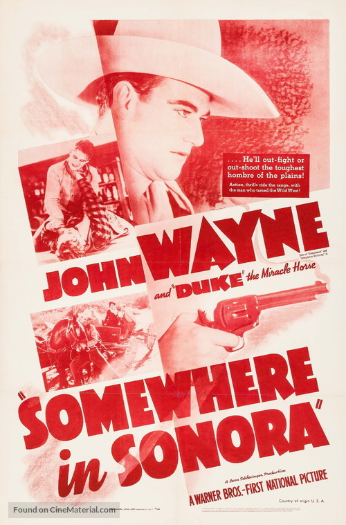 Somewhere in Sonora - Re-release movie poster