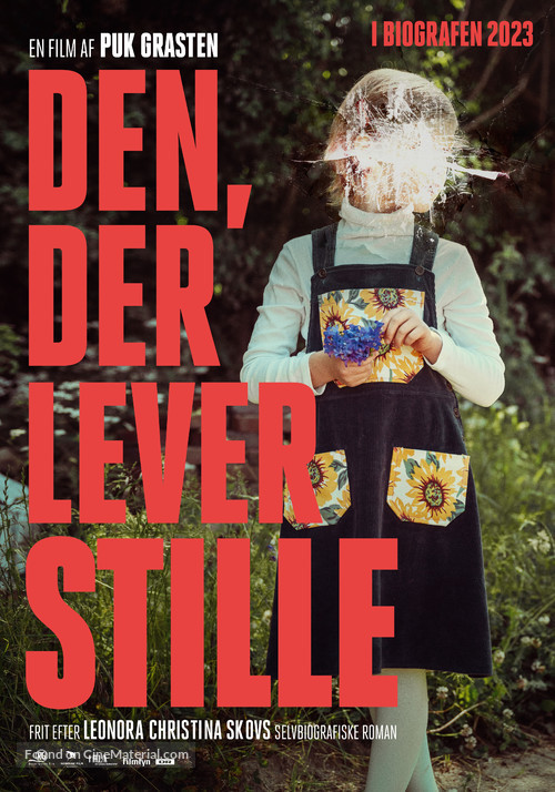 Den, der lever stille - Danish Movie Poster