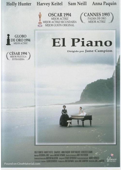 The Piano - Spanish Movie Poster
