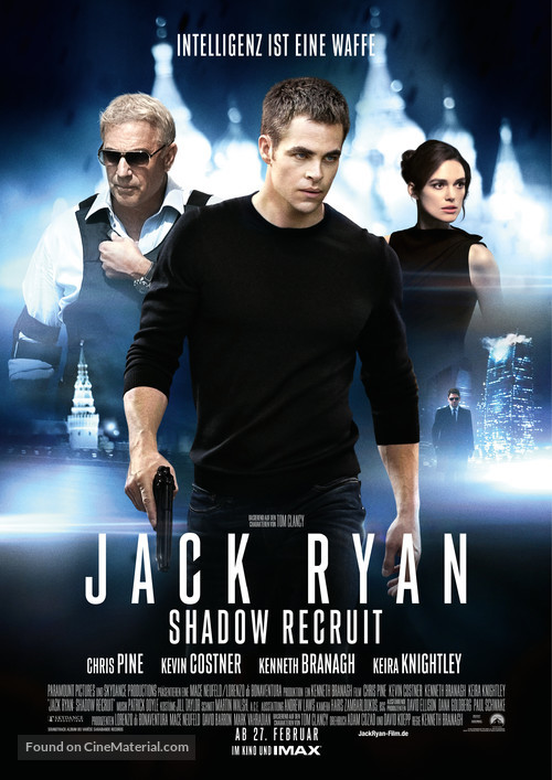 Jack Ryan: Shadow Recruit - German Movie Poster