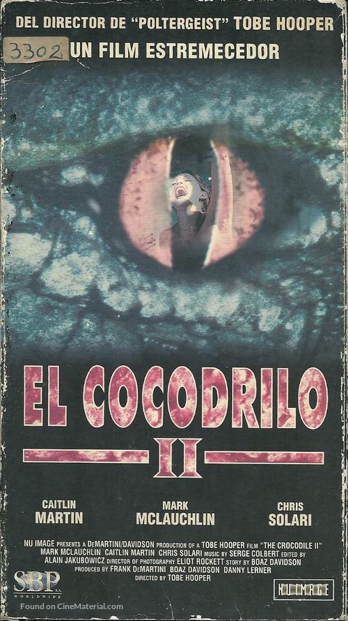 Crocodile - Argentinian VHS movie cover