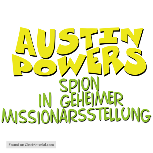 Austin Powers: The Spy Who Shagged Me - German Logo