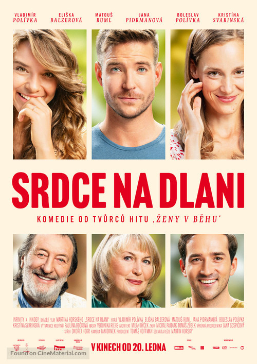 Srdce na dlani - Czech Movie Poster