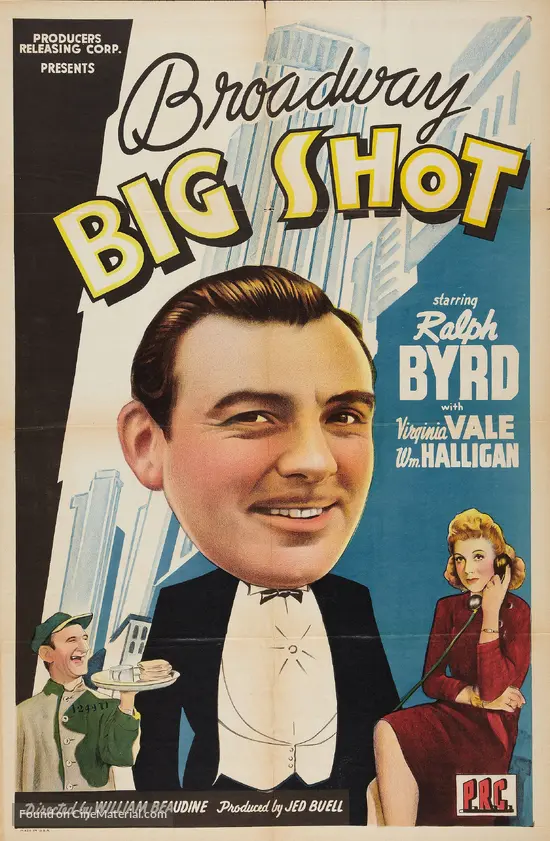 Broadway Big Shot - Movie Poster