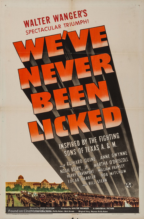 We&#039;ve Never Been Licked - Movie Poster