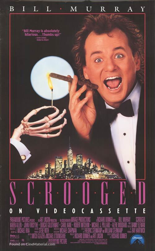 Scrooged - Video release movie poster
