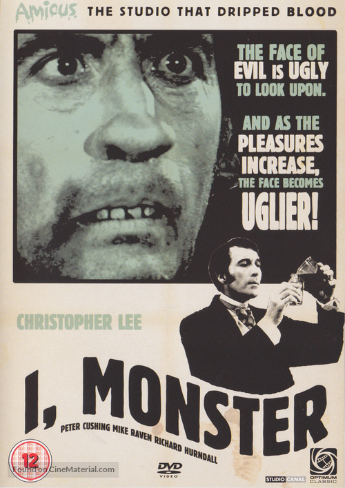 I, Monster - British DVD movie cover