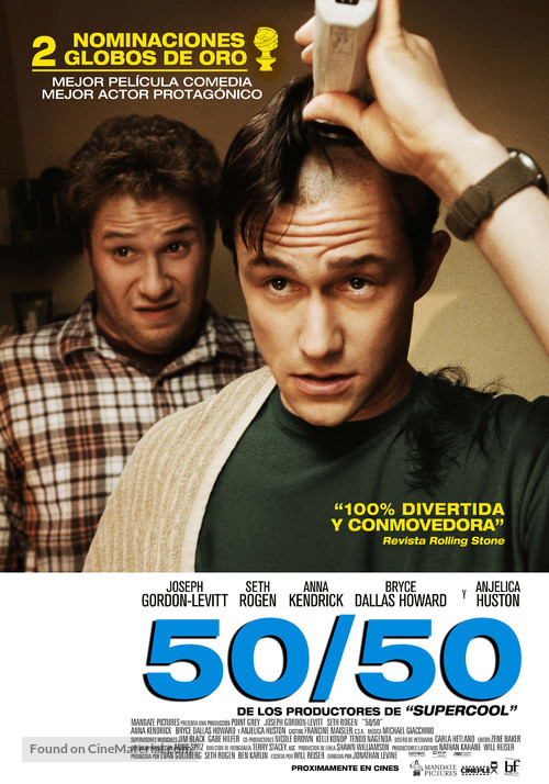 50/50 - Peruvian Movie Poster