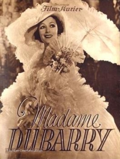 Madame Du Barry - German poster