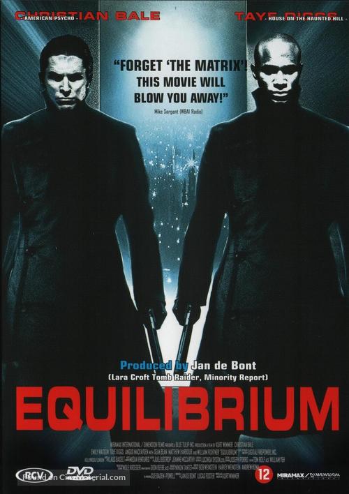 Equilibrium - Dutch DVD movie cover
