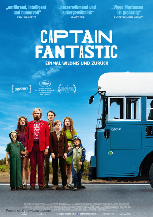 Captain Fantastic - German Movie Poster