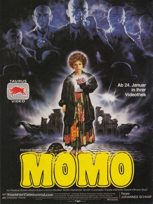 Momo - German Video release movie poster