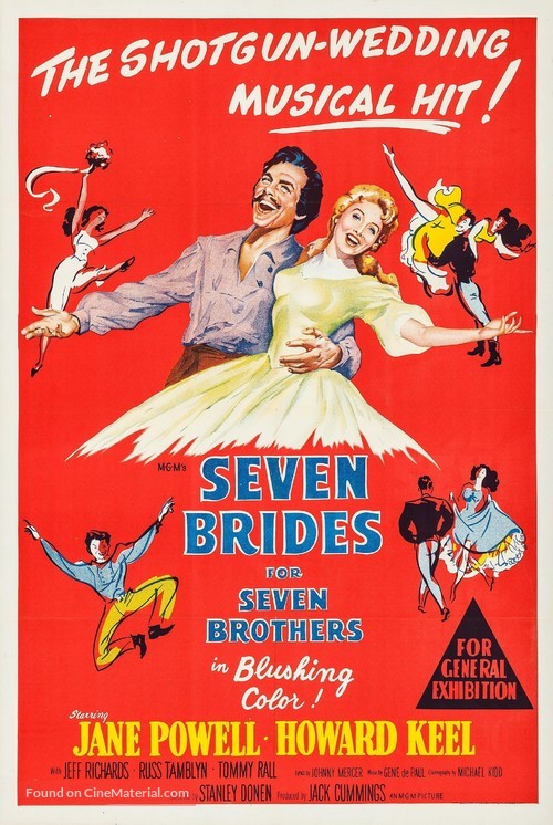 Seven Brides for Seven Brothers - Australian Movie Poster