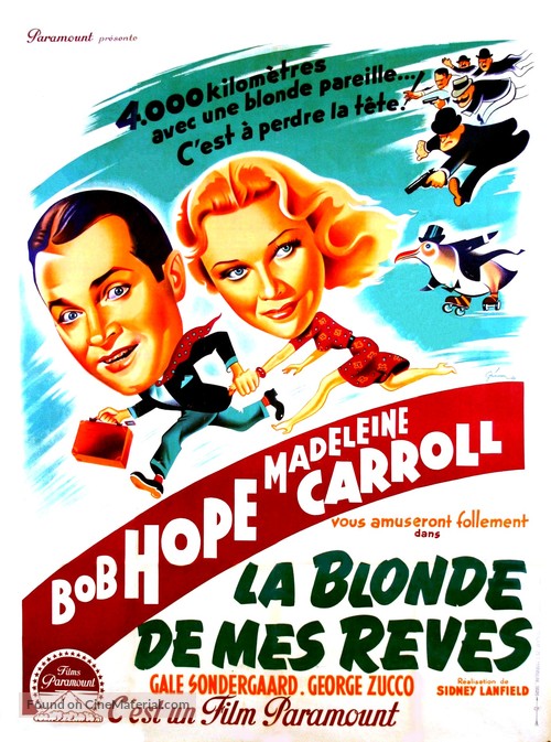 My Favorite Blonde - French Movie Poster
