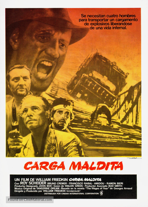 Sorcerer - Spanish Movie Poster