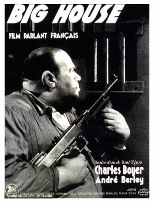 R&eacute;volte dans la prison - French Movie Poster