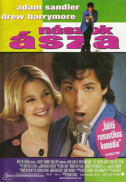 The Wedding Singer - Hungarian Movie Cover