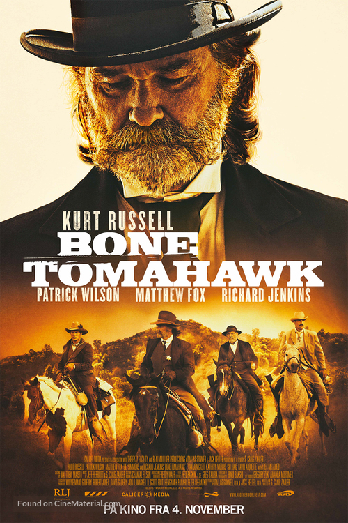 Bone Tomahawk - Norwegian Movie Poster