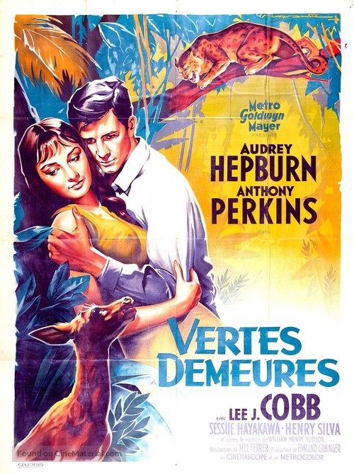 Green Mansions - French Movie Poster