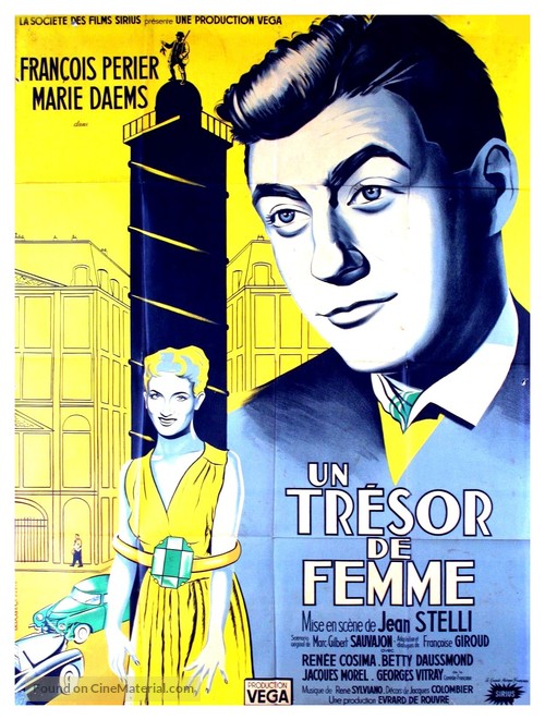 Un tr&eacute;sor de femme - French Movie Poster