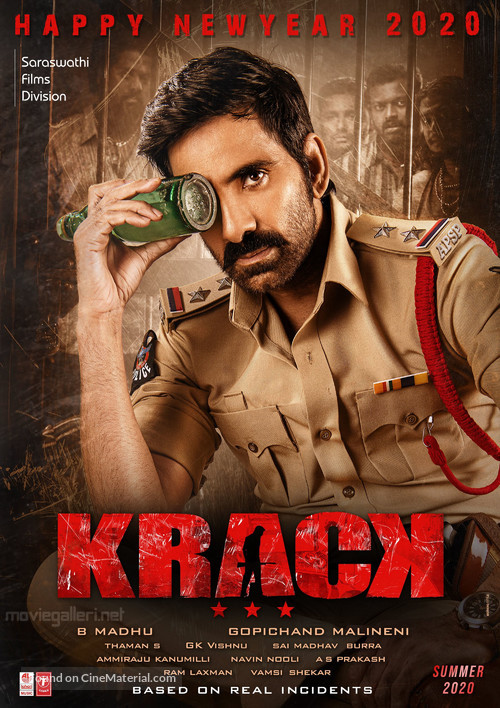 Krack - Indian Movie Poster