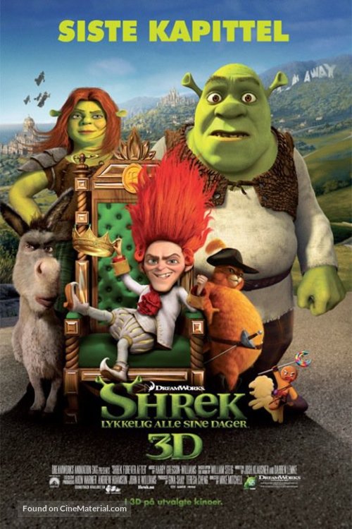 Shrek Forever After - Norwegian Movie Poster
